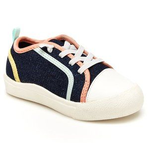 NIB Oshkosh Toddler Butter Sneakers Navy Denim 10